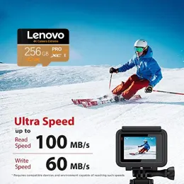 Lenovo 2TB 1TB SD 메모리 카드 128GB A2 TF SD 플래시 메모리 카드 256GB 512GB 64GB 32GB TF 카드 어댑터 카메라/태블릿/대시 캠