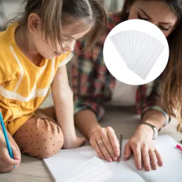 30 adet manyetik yeniden yazılabilir karton çocuk beyaz tahta beyaz tahta kağıt silinebilir şeritler