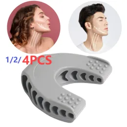 1/2/4 PCs atualizados Facial Exerciser Silicone Jawline Trainer Aperte o Muscle Facial Muscle Trainer for Jawline Chin Lips Cheekbones