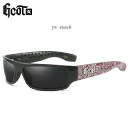 Óculos de sol designers Moda Locs GCOTX Retro punk Sunglasses Kakino Motorcycle Gangster Style Hip Hop Costa oeste Óculos de sol polarizados 5852