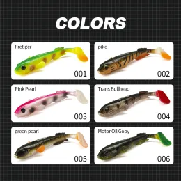 Hunthouse 3D goby shad soft lure pro 2pcs balıkçılık batırma 200mm/55g tuzlu su alabalık için silikon leurre sallanma