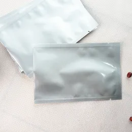 5x11cm Pure Aluminum bag 200 pcs серебристый белый чисто фольга.