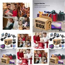 Party Favor Mystery Box Electronics Boxes Random Birthday Surprise Favors Lucky for Adts Gift som Drönes Smart Watches Drop Deli DH1VM