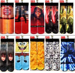 Fashion Leisure Sports Spring Lovers Socks 3D Printed Midtube Sports Socks Fashion Sock Men039s носки и женщины Sock4519470 Sock4519470