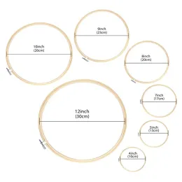 1 pcs 36/34/27/22/20/18/13 cm Ramitine Cross-Cross-Cross Tear Tear Circle Grovider Camit Camion Crecile fai-da-te Craft Cucitura Strumento di necessità di Needwork Strumento