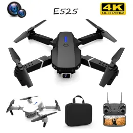 Drones E525 Quadcopter Professional HD Wi -Fi FPV Drone с широкоугольной высотой камеры 4K удерживает RC Foldable Quadcopter Dron Gift Toy