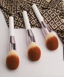 Luxo Lamer Powder Foundation Brush Cabelo macio Face Bronzer Brushes9623373