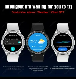 2024 Neue Uhr 6 klassische NFC Smart Watch Men Chatgpt Custom Dial Call Sport Watches GPS Tracker SmartWatch für Android iOS