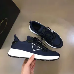 Luxus 2023 Marke Prax 01 Sneakers Schuhe Männer wieder anklingen bürsten Leder Low Top Trainer Schnürfleisch-Skateboard-Komfort-Schuhschuhe EU38-46 Original Box