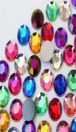 200pcs 8mm strass redondos de acrílico chapas de acrílico pedras de cristal não costura contas para roupas de jóias DIY ZZ7591290439