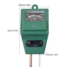 Medidor de umidade do solo 3 em 1 Planta Ph Ph Water Tester Garden Soil umidômetro Ferramenta de jardinagem em casa