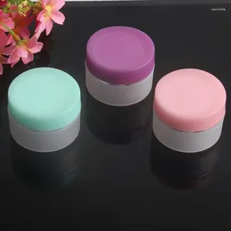 Garrafas de armazenamento 10pcs 15g Creme de plástico RECLABILÍVEL com tampas Caixa de sombra de contêiner de panelas cosméticas