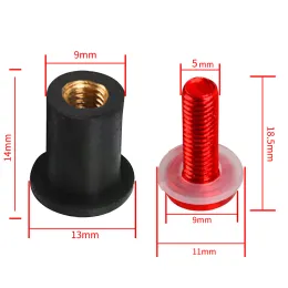 10 PCS M5 Cam Ön Cam Rüzgar Deflektörleri Yamaha için Yamaha için Kitler XTZ750 Süper Tenere XTZ 750 1989-1996 1995 1994