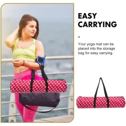 Yoga Mat Bag Waterproof Yoga Training Carry Bag Gym Folding Mattor Täckning för kvinnor inomhus och utomhus Pilates Yoga Sport