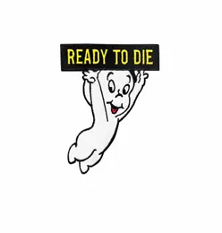 만화 유령 셔츠 가방 옷을위한 패치에 죽을 수있는 만화 유령 DIY 커스텀 디자인 아플리케 PPNJ8041085