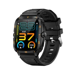 NUOVO KT71 Outdoor tre difesa Smart Watch da 1,96 pollici Bluetooth Chiama Informazioni sulla frequenza cardiaca Push Push