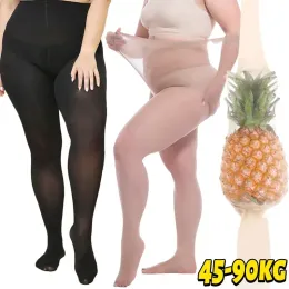 Meias de meias de meia elástica anti-scrach mulheres sexy leggings corpora de baixo para o corpo da meia-calça 3D Leggging Invisible