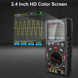 GVDA 3 in 1 Digital Oscilloscope 12MHz Analog Bandwidth 6000 Counts Smart Multimeter Rechargeable Multimetro Signal Source