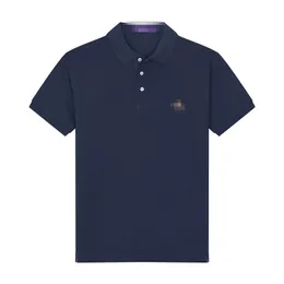 Polos maschile di alta qualità classica primavera/estate in cotone ricamato a polo ricamato per leisure sport t-shirt a maniche corte asiatica size s-2xl