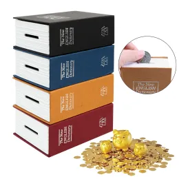 Creative Dictionary Coin Piggy Banks Book Money Saving Box Birthday Gift for Kids With Hidden Secret Security Safe Lock