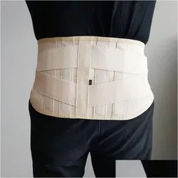 Waist Support Fly Elastic Steel Plate Protection Four Seasons Breathable Belt Drop Delivery Sports Outdoors Athletic Outdoor Accs Safe Dhwk7