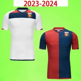 23/24 Genoa C.F.C. قمصان كرة القدم Rossoblu puscas coda ekuban yalcin retegui badelj ilsanker stroutman sabelli pajac hefti 2023