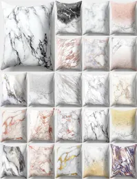 The Marble Creative Pillow Case Cover Home Textiles Dekoration Sofa Auto Kissen dekorative Abdeckung Baumwolle 45 cm 33styles 60pcs T1I1122971175