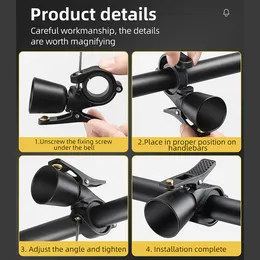 Classic Mountain Bike Bell Bell For Adults Fits 0.87 1.25in Classic Mountain Bike Bell Bell For Adults Fits 0.87 1.25in
