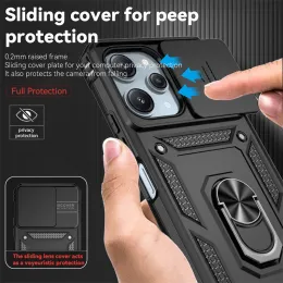 Dla Xiaomi Redmi 12 Case dla Xiaomi Redmi 12 10 12c 10c 9c 9a Coverproof zbroja PC + silikonowy żel zjeżdżalnia okładka telefonu