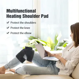 Electric Heating Knee Massager Far Infrared Joint Brace Support Vibrador Back Shoulder Massage Knee Pain Relief Massageador