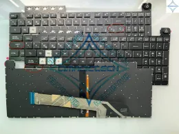 Keyboards Neue FX506 SP Spanische Latin La rgb Rückbeleuchtung für ASUS TUF Gaming F15 FA506 FA506Q TUF506 TUF706 F17 FX706 FA706 FX706LI -Tastatur