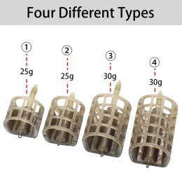 25g ou 30g de isca de pesca gaiola de gaiola método alimentador de carpa isca de trapulhe de peixes cesto anti booms de emaranhado para equipamentos de peixe com equipamento de alimentação tackles