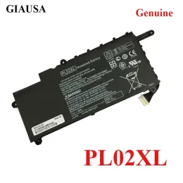 バッテリーgiausa本物のpl02xl HPパビリオン11 x360用バッテリー11n010dx 11n000snx 11n014tu 11n030tu 751681421 hstnnlb6b hst