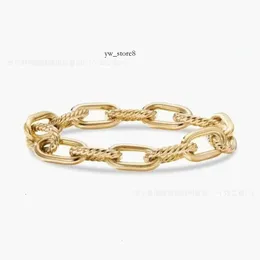 DY -Designer hochwertiger Mode Luxus David Yurma Armbänder Schmuckarmband Einfache und elegante beliebte gewebte Twisted Seil Ring David Armband 8803