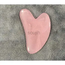 Yüz Masajı Doğal Reçine Gua Sha Sıyırı Koruma Kurulu Rose Quartz Screer Yüz Kaldırma Kırışıklık Karşıtı Masaj Board Vücut Güzellik Spa Masajı 240409