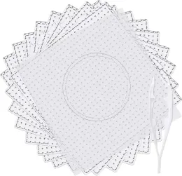 9pcs 5 mm perline per fusibili quadrate grandi di perle di plastica con carta da stiro, pinzette per perle per perline artigianali per bambini