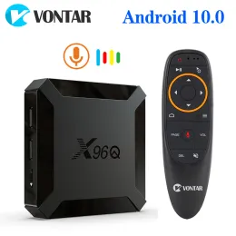 Box Vontar X96Q Smart TV Box Android 10 4K Allwinner H313 Quad Core 2GB 16GB 지원 WiFi Set Top Box TVBox 미디어 플레이어 1GB 8GB