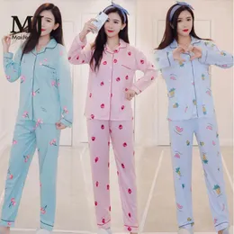 Home Clothing MJ022A Korean Pijama Feminino Pink Pijamas Mujer Kawaii Pajama Set Kigurumi Pajamas Pyjama Femme Night Suit For Women