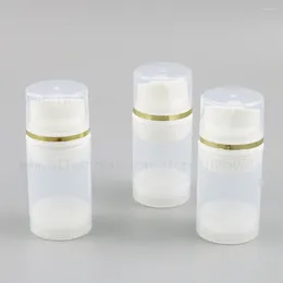 Speicherflaschen 12pcs 50 ml Clear Lufless Pump Lotion Flasche Plastikbehälter Kosmetische Verpackung mit Kappe