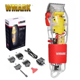 Trimmers Wmark Nowy model NG108 2200 mAh ładowna maszyna do krojenia włosów z non -ścinającą okładką Skil