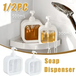 Liquid Soap Dispenser Refillable Hand Badrum Sanitizer Shampoo Dusch Gel Storage Bottle With Press Pump Container