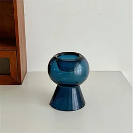 キャンドルホルダーガラスホルダーエッセンシャルオイルバーナースタンド装飾的な美的製造物Porta Velas Home Decor AB50ZT