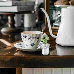 Mini latte retrò possono vaso a vaso galvanizzato groca vaso di fiori vintage vaso in miniatura in miniatura in miniatura