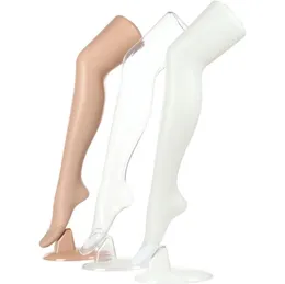 Female Leggings Display Props, Transparent Trousers Cloth,Body Mannequin, Foot Mold, Netherstock Tights, D346, 3Style, 75cm, 1Pc