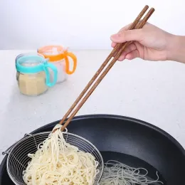 長い箸麺フライドホットポット中国スタイル木製木製ヌードルチョップスティックキッチン擦り皿パブリック竹の箸