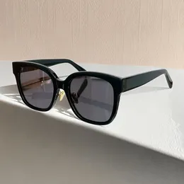 A106 New Fashion Oval نظارة شمسية شهيرة للنساء العلامة التجارية 2024 إطار إطار الإناث الأشعة فوق البنفسجية نظارات شمسية عالية الجودة