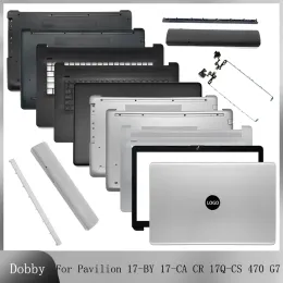 Frame NOVITÀ PER HP 17BY 17CA 17TCR 17QCS 470 G7 LCD COPERTURA LCD TOPOP PALMREST Custodia inferiore Silver Black L22508001 L22515001