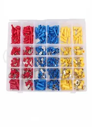 480Pcs Assorted Insulated Electrical Wire Crimp terminals Connector Spade Ring Fork tool Set Kit for Marine Automotive Car9407528