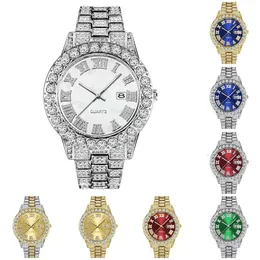 Moissanite zegarek Diamond zegarki mężczyźni kobiety kwarcowe zegarek na rękę luksusowe mechaniczne automatyczne cyfrowe lśniące zegarki modne