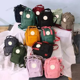 Estudantes de juventude verde de lona de gestão de moda da Fox Crossbody Bag da Fox Crossbody Mini Bacs Sueco um ombro Bolsa Cruz Body Boletas Impermeáveis WeekEnder